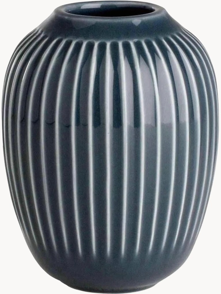 Handgemaakte vaas Hammershøi, H 10 cm