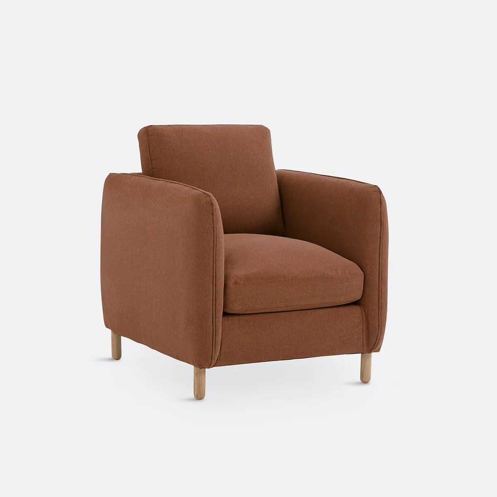 Fauteuil mêlee polyester, Loméo