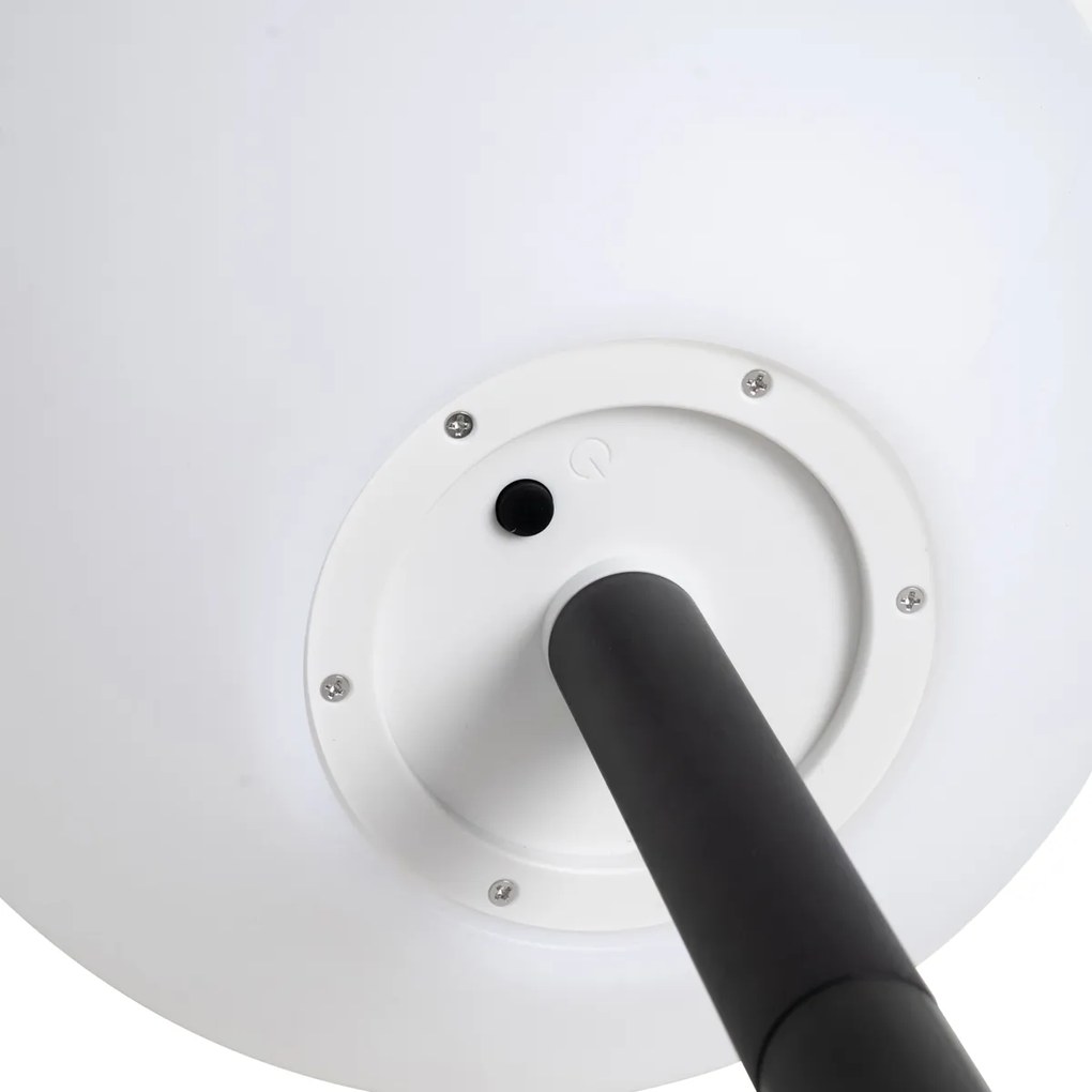 Buitenlamp wit 30 cm incl. LED IP44 solar RGBW - Ludger