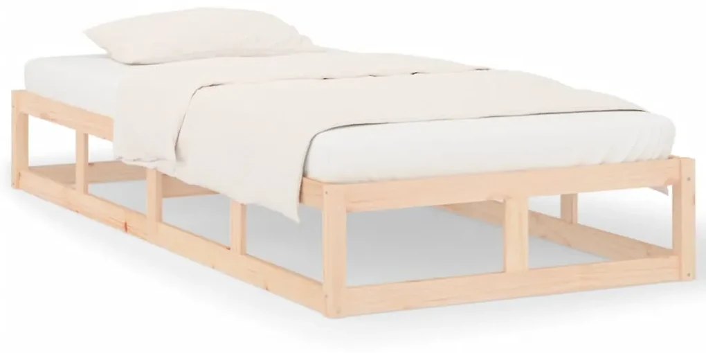 vidaXL Bedframe massief hout 90x190 cm 3FT Single
