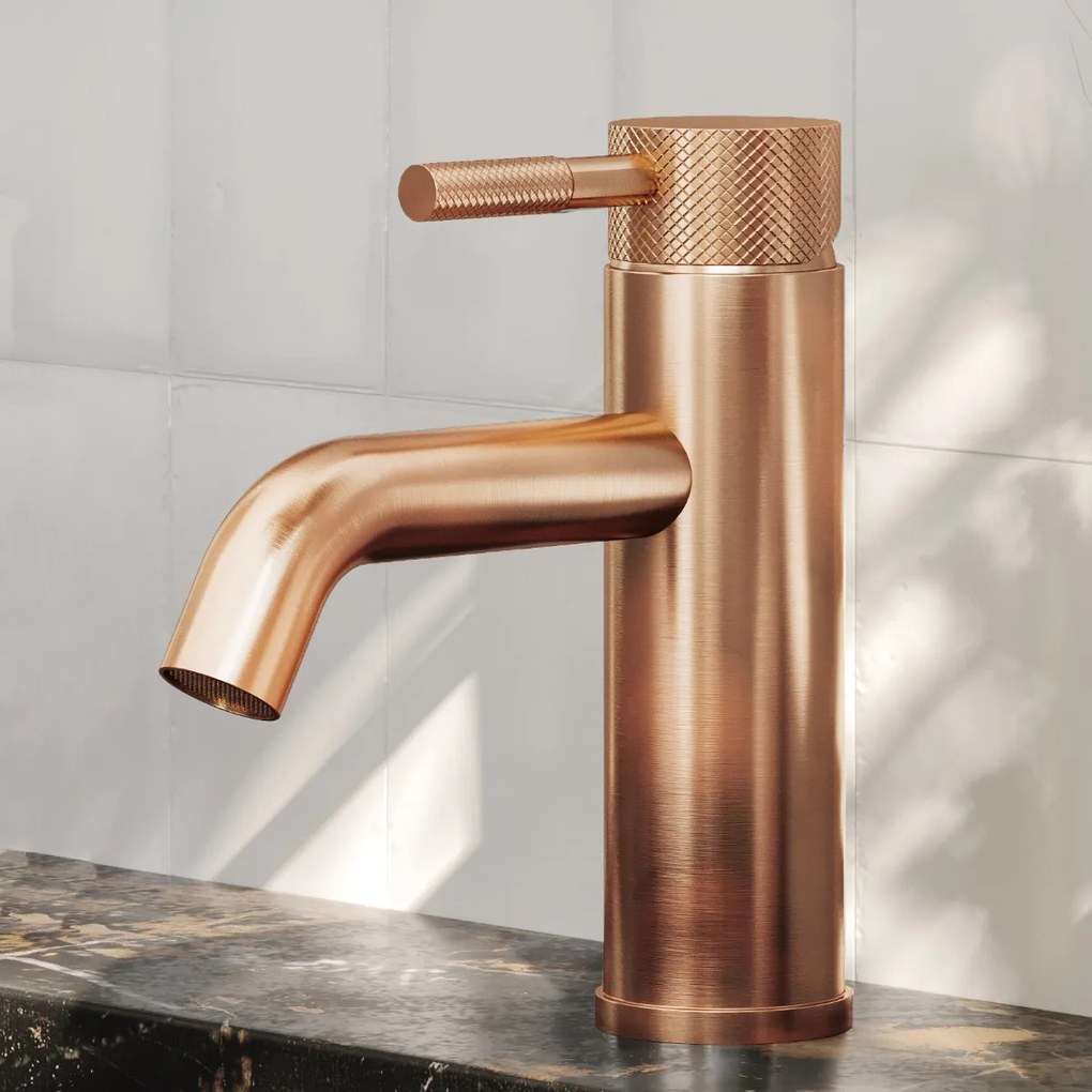Saniclear Copper Curved hendel voor Plus wastafelkranen (SK35602 en SK35608)