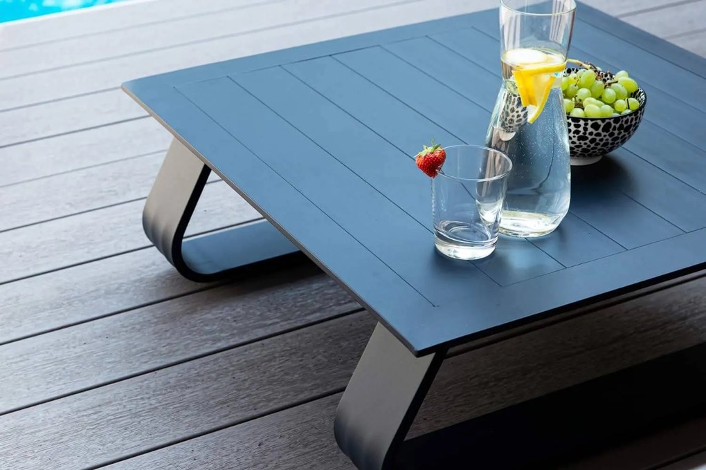 Stoel en Bank Loungeset 4 personen Aluminium Grijs Santika Furniture Santika Sovita