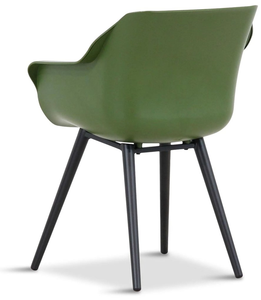 Tuinstoel Kunststof Groen Hartman Sophie studio moss green - met gratis kussen