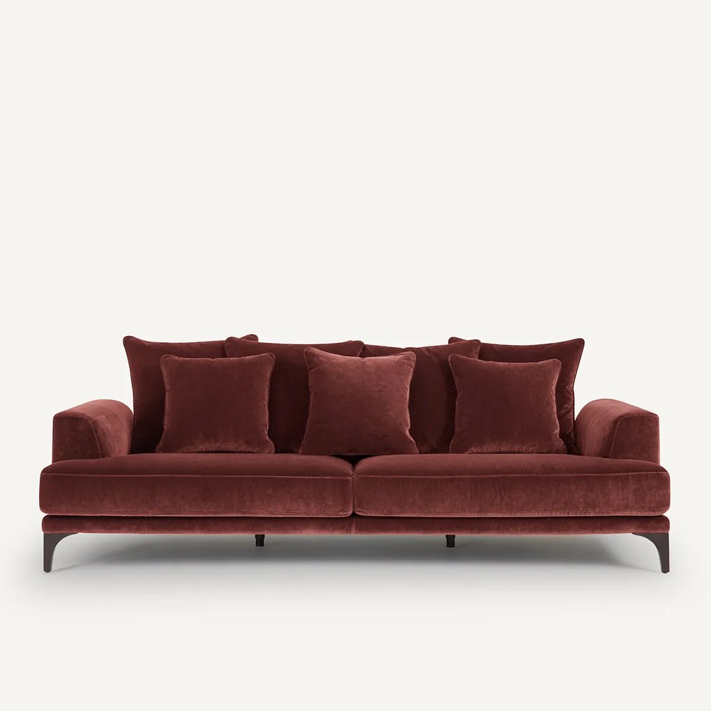 Bank, 3- of 4-zits, fluweel, ARMENTO