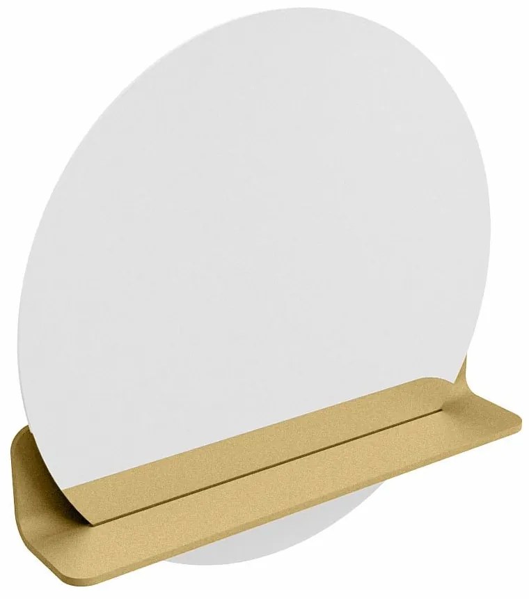 Mondiaz Spot spiegel rond Ø60cm met planchet oro