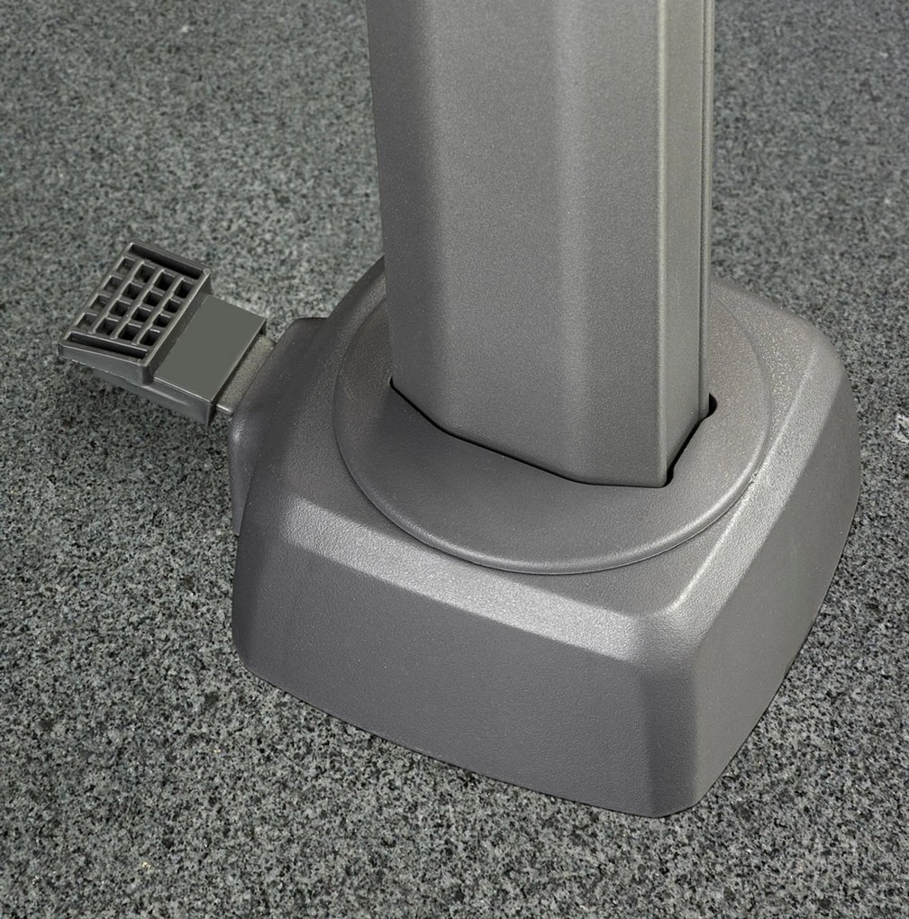 Platinum Challenger zweefparasol T2 300 cm x 300 cm glow taupe