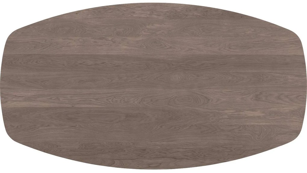 Goossens Excellent Eettafel Uniek, Semi ovaal 240 x 120 cm