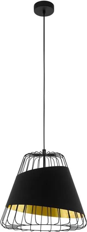 EGLO hanglamp Austell - zwart/goud - Ø36 cm - Leen Bakker