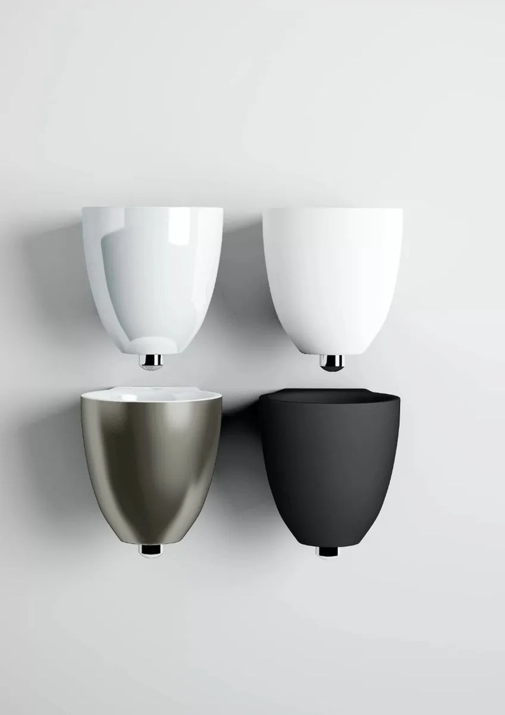Clou Flush 6 keramische fontein 27cm zonder kraangat wit glans