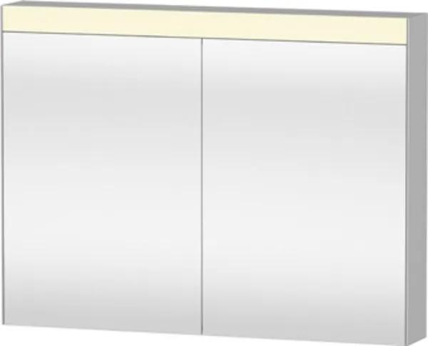 Duravit Good spiegelkast met LED verlichting m. 2 deuren 101x76x14.8cm m. wandschakeling LM782200000