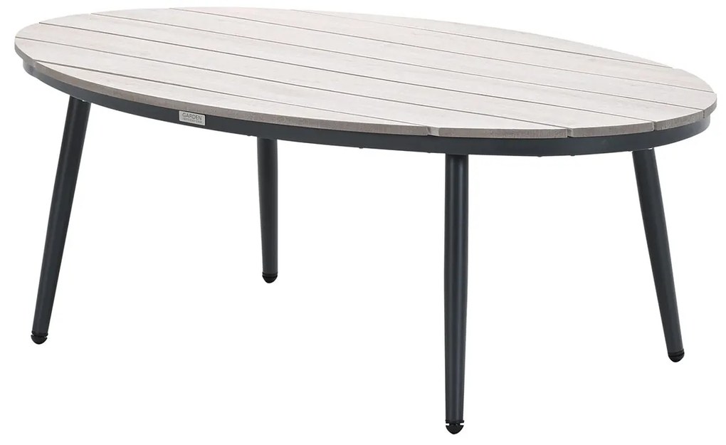 Garden Impressions Lucas loungetafel ovaal 120 cm - light teak vironwood