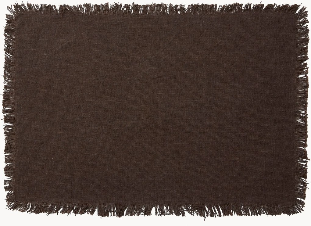 Katoenen placemats Leo, 4-delig