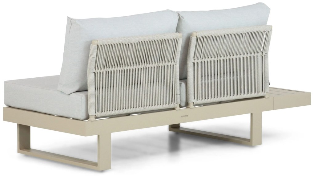 Hoek loungeset 6 personen Aluminium Taupe Lifestyle Garden Furniture Lorenzo
