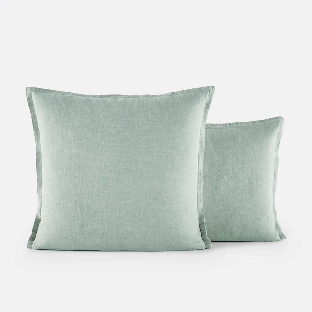 Kussensloop in gewassen linnen Linot