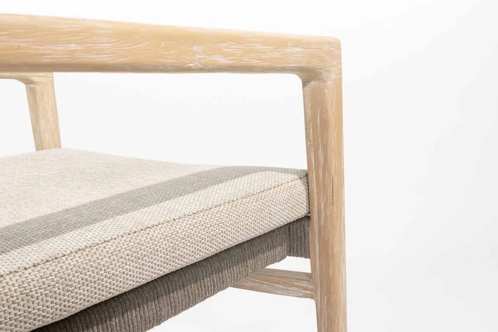 4 Seasons Outdoor Julia stapelbare tuinstoel SALE Tuinstoel beige weerbestendig