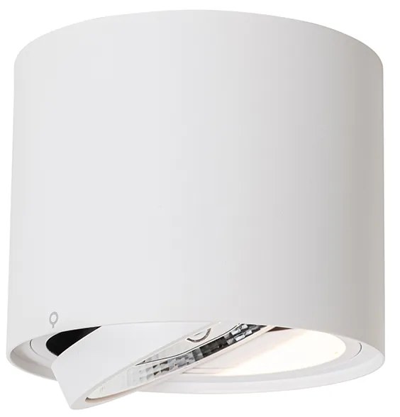 Smart plafondspot wit draai- en kantelbaar incl. Wifi GU10 111mm - Rondoo Up