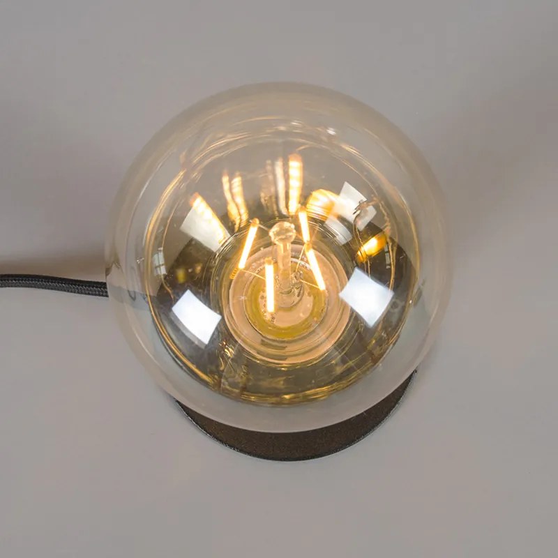 Moderne tafellamp zwart - Facil