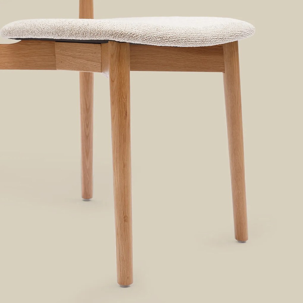 Scandinavische Stoel Eikenhout