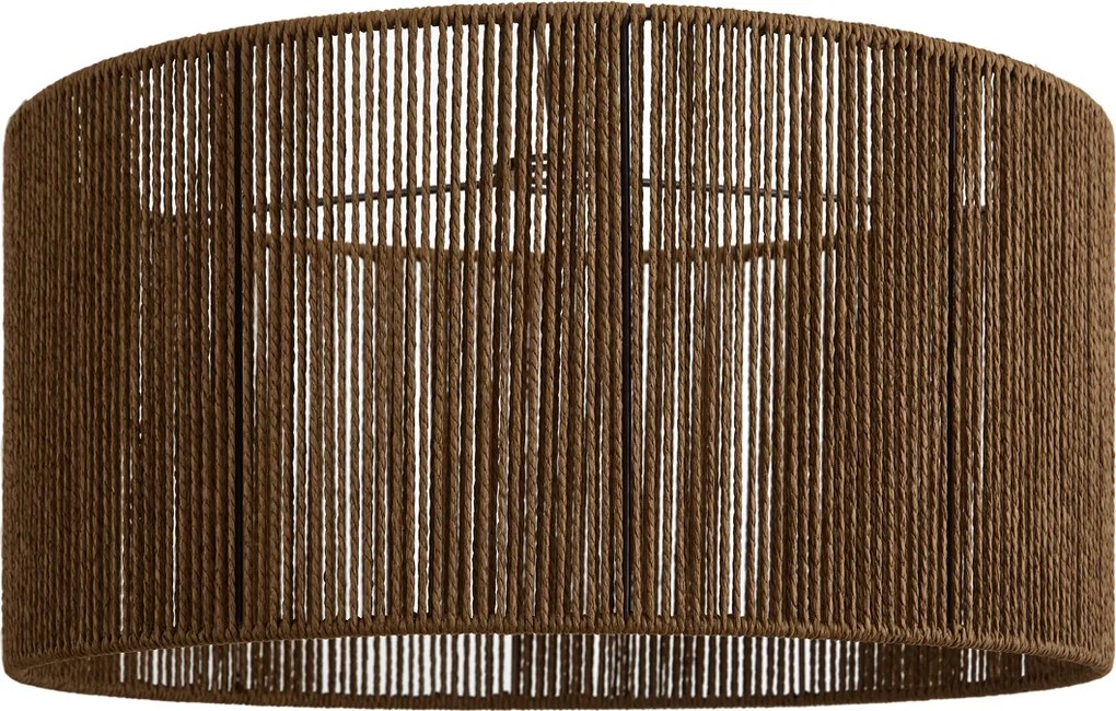 Japandi lampenkap van bruin papieren touw 50/50/25 - Cyl