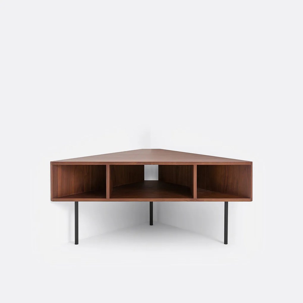 Hifi tv-hoekmeubel, walnootfineer, BIANZO