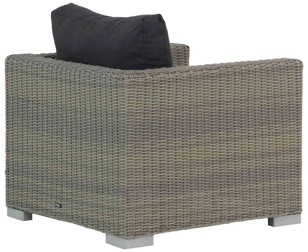 Hoek loungeset 6 personen Wicker Taupe  Garden Collections Cuba