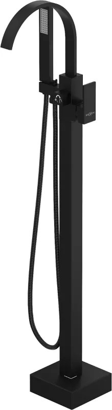 Mexen Veda vrijstaande badmengkraan, zwart - 75433-70