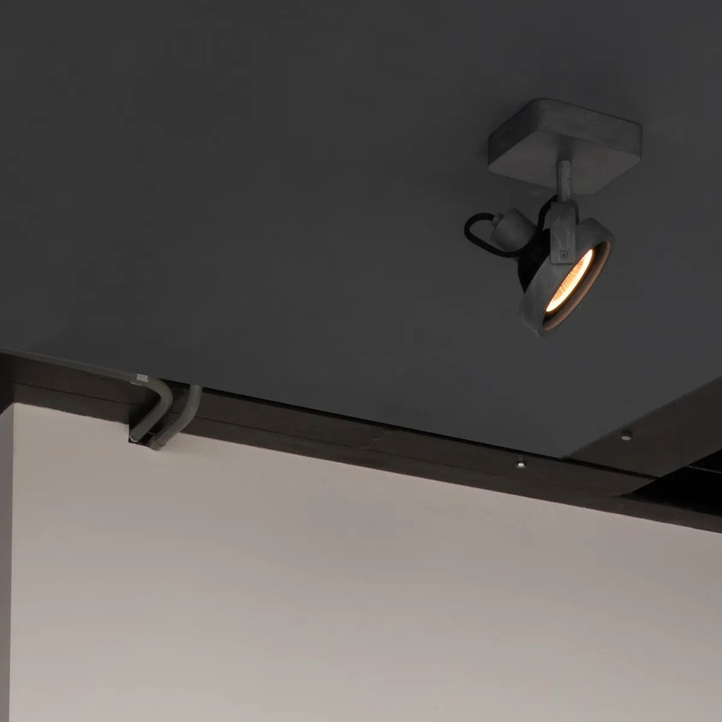 Zuiver Dice-1 DTW Metalen LED Spotje Grijs