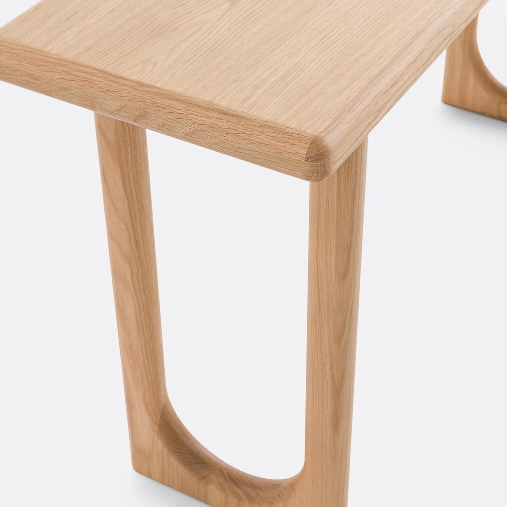 Wandtafel, massief eiken en eikenfineer, Douve