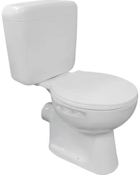 Nemo Go Vivi WC pack muuraansluiting HPK 18 cm met Carat II kunststof reservoir kunststof toiletzitting wit 042587