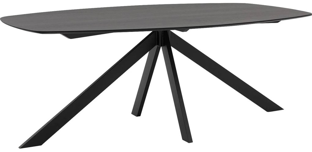 Goossens Excellent Eettafel Uniek, Semi ovaal 200 x 110 cm