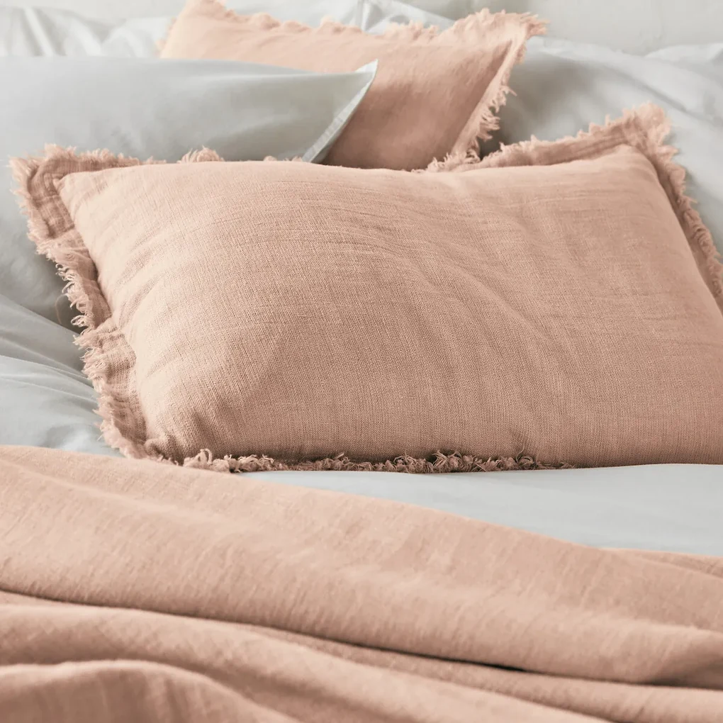 Beddensprei in gewassen linnen, Linange