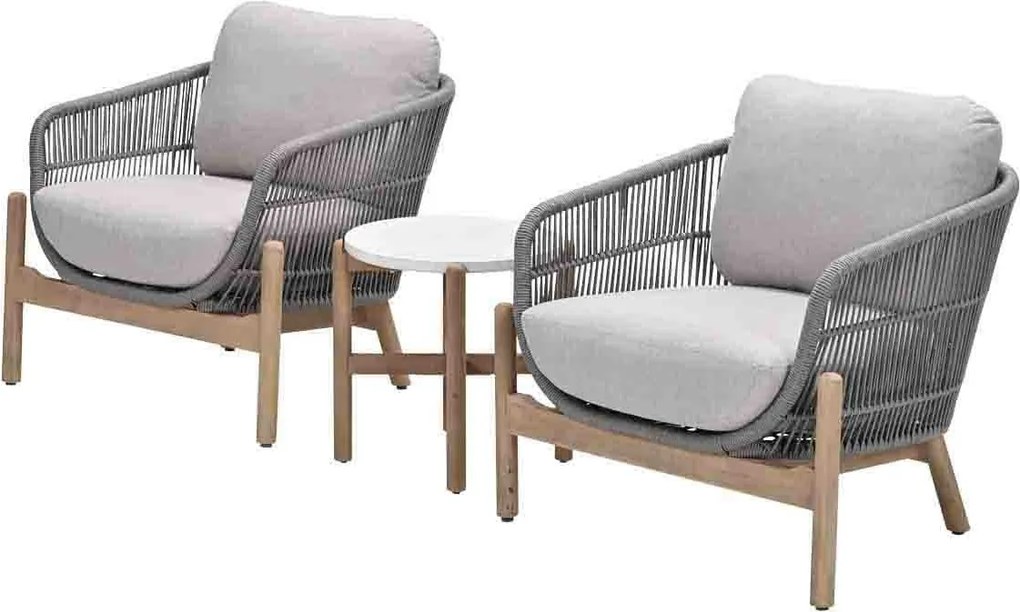 Garden Impressions Aberdeen loungeset 3-delig - grey sand