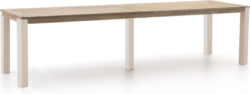 Tuin eettafel ROUGH | Rechthoekig  | Tuintafel Teakhout | 300x90cm | 8 personen | Kees Smit Tuinmeubelen
