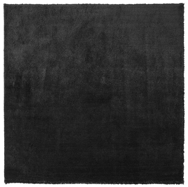 Vloerkleed zwart 200 x 200 cm EVREN Beliani