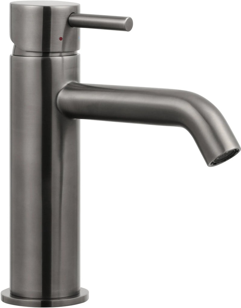 Saqu Eurotrend wastafelkraan gunmetal PVD-coating