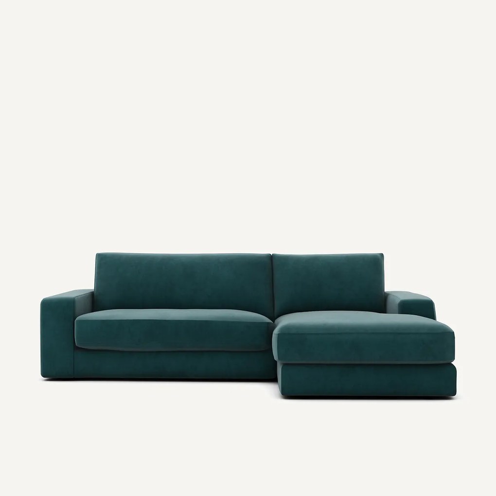 Hoekbank in fluweel, Skander