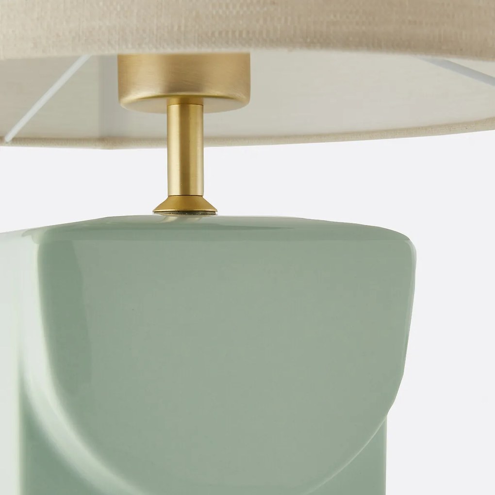 Lamp in keramiek en linnen, Topia