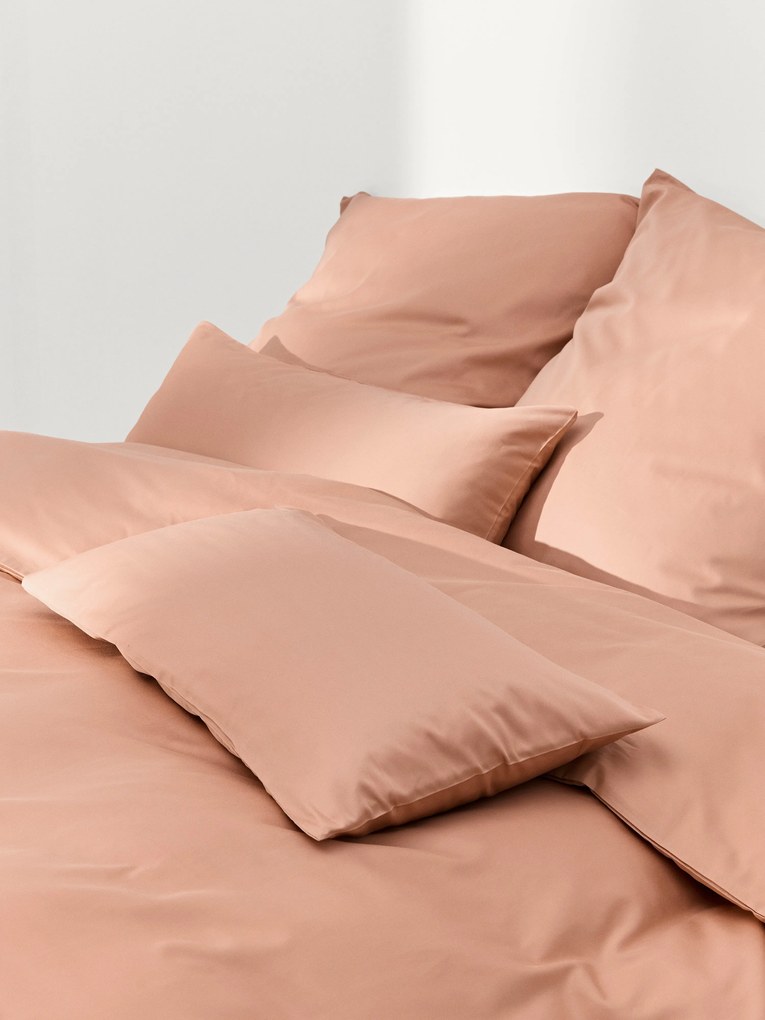 Katoensatijnen dekbedovertrek Comfort