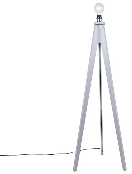 Vloerlamp Tripod Classic grijs Landelijk / Rustiek, Modern Binnenverlichting Lamp
