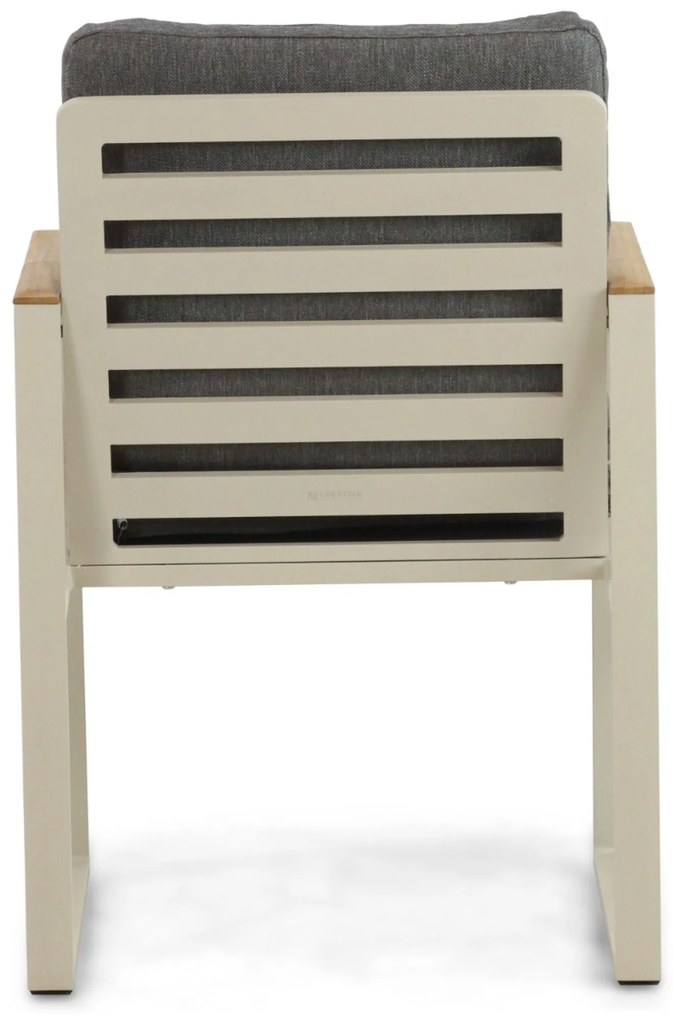 Tuinstoel Aluminium/Teak Transparant Lifestyle Garden Furniture Faro