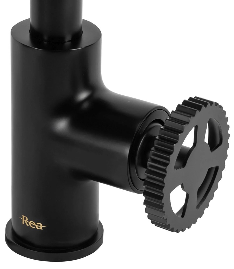 Wastafelkraan Rea Vertigo Side Black