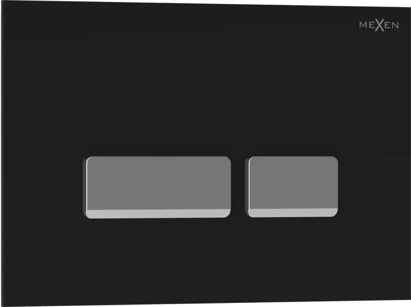 Mexen Tex 07 spoelknop, zwart - 6107-02