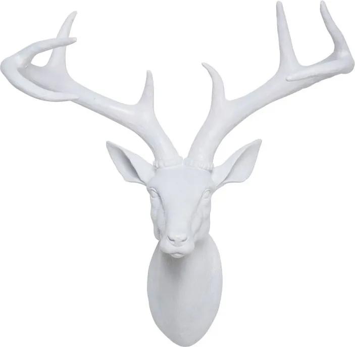 Kare Design Deer White Witte Hertenkop Wanddecoratie