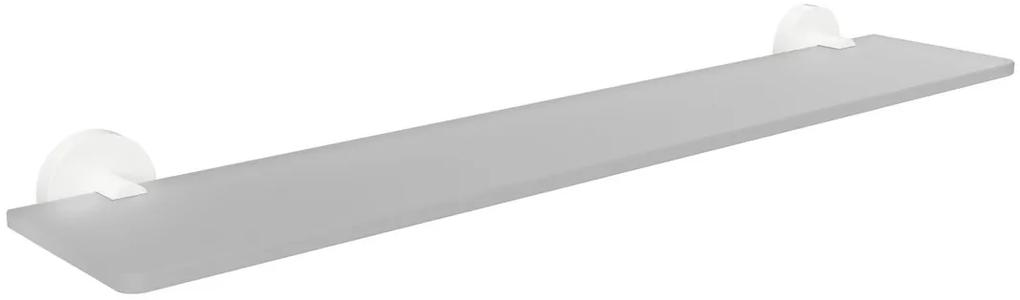 Sapho X-Round glazen planchet 60cm bevestiging achterkant wit
