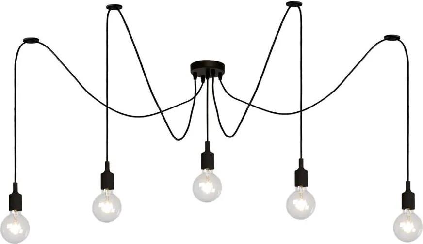 Lucide hanglamp Fix Multiple 5 - zwart - Leen Bakker