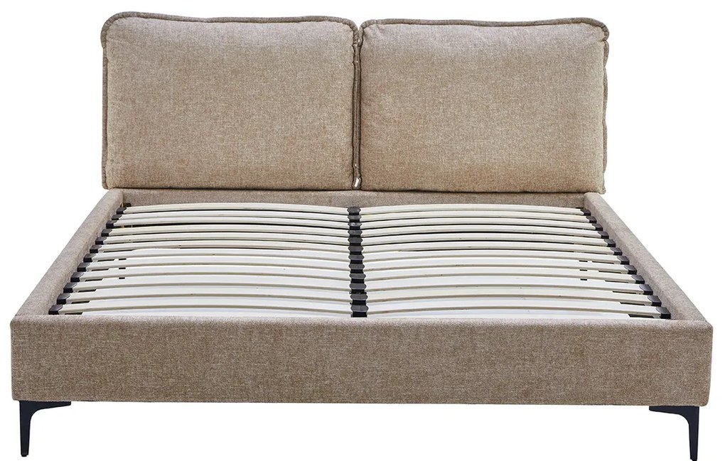 Bedframe Beige Stof 180x200 Cm