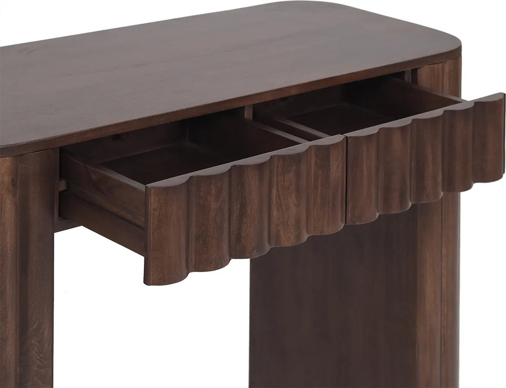 Sidetable Met Ribbels - 103 X 42cm.