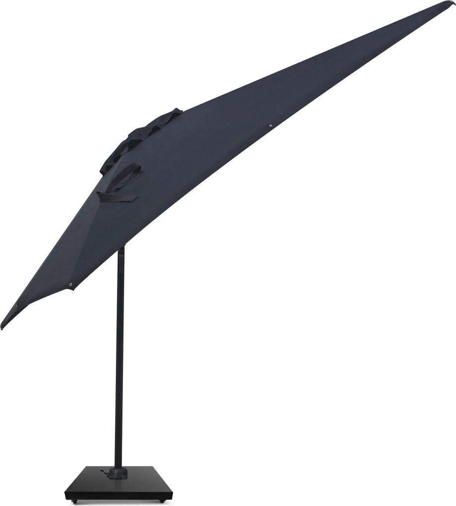 Zweefparasol  2.6x3.5m Graphite (excl. voet) Grijs-antraciet Camello Luna
