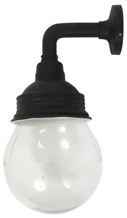 Messing Wandlamp Vasco Antiek Zwart