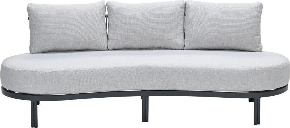 Garden Impressions Toscana loungebank L225 cm - donker grijs